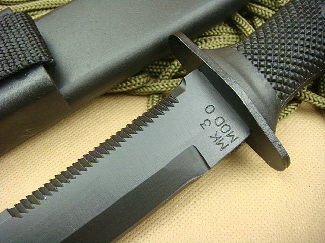 Coltello Marina MK3 MOD 0 USN di MFH con Fodero Rigido