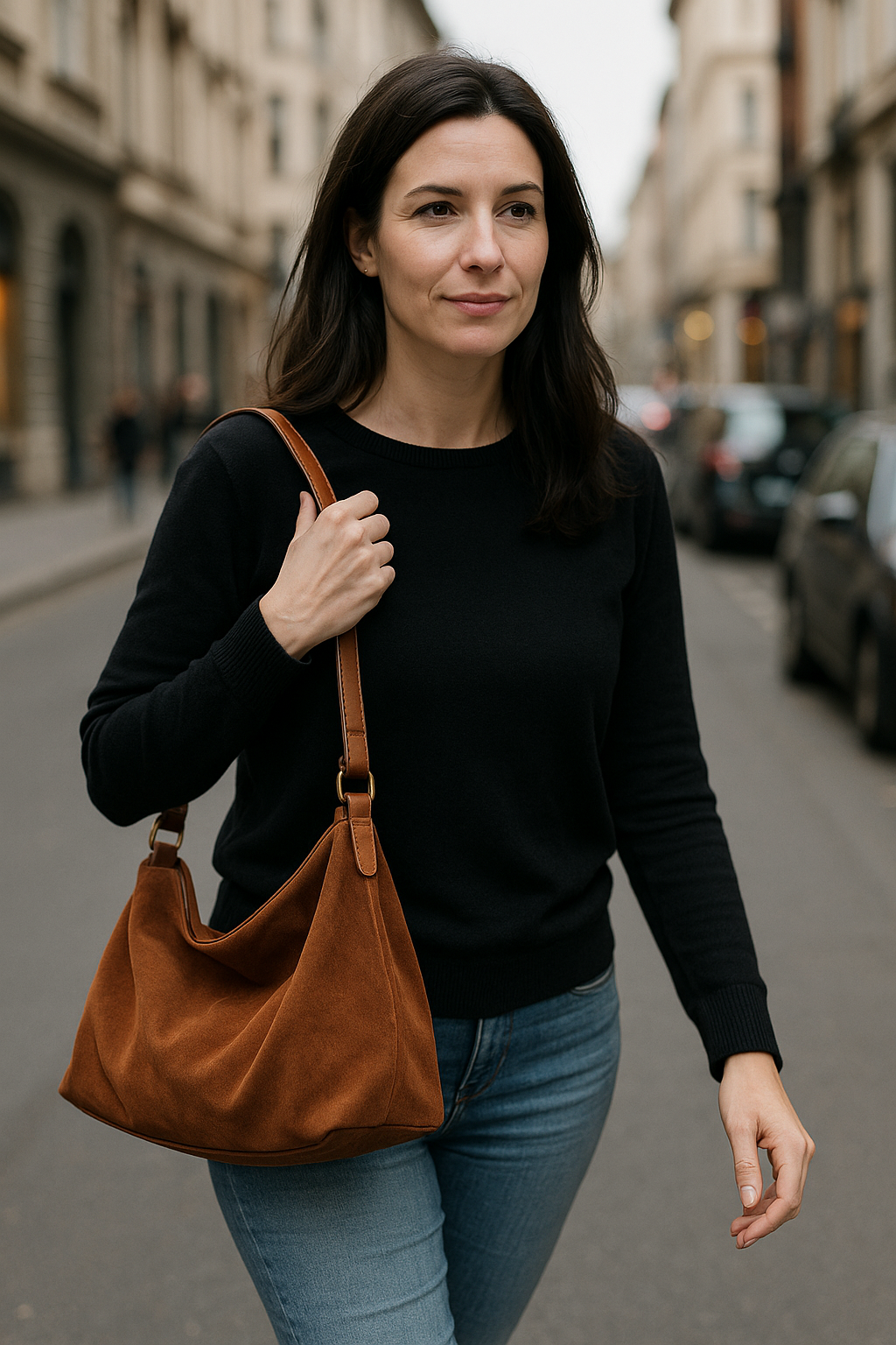 Boston Bag Donna Vintage – Borsa a Spalla Moda Anni '90