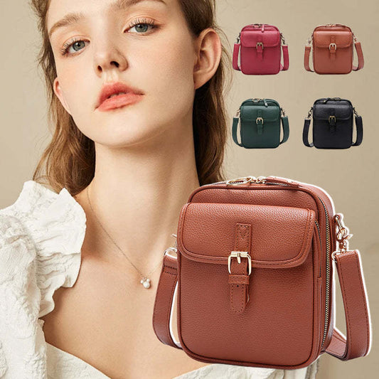 Zainetto Vintage Unisex Multitasche Borsa a Tracolla Donna Uomo Viaggio Capiente